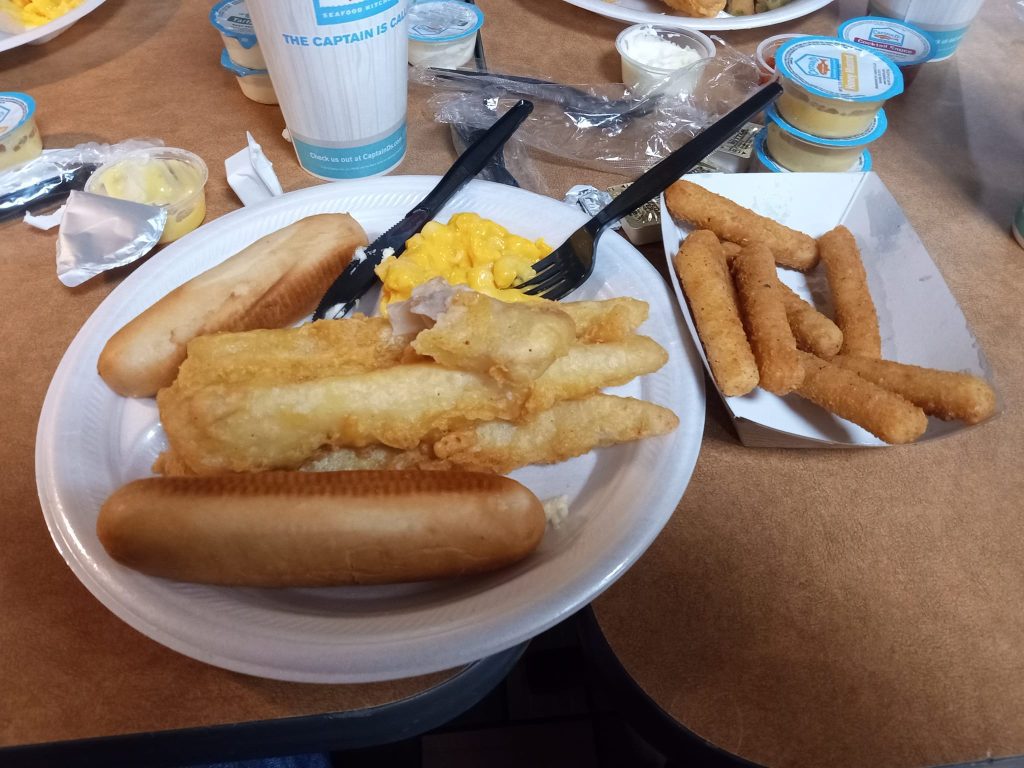 Captain D's Fish favorites Menu 7